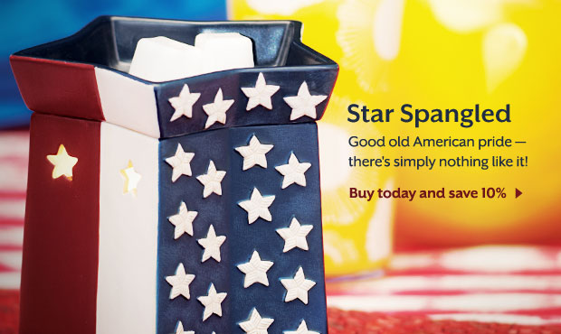 Good old American pride—there's simply nothing like it! Share your love of country with Star Spangled, a whimsical representation of our nation's flag. Buy today and save 10% 